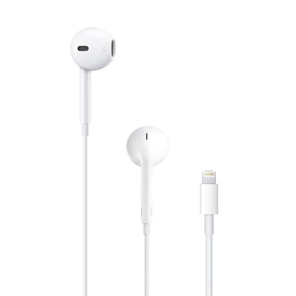 Lightning-kompatibla hörlurar för iPhone med volymkontroller och mikrofon
