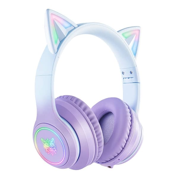 ONIKUMA B90 spelheadset (blå/lila)