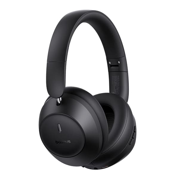 Baseus Bass 30 Max on-ear Bluetooth-hodesett med lang batterilevetid - Svart