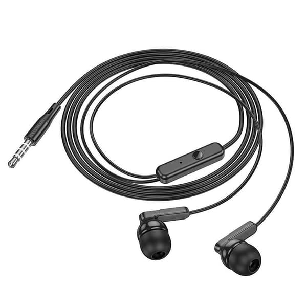 HOCO Trådbundna Hörlurar Jack 3.5 mm med Mikrofon M121 Svart