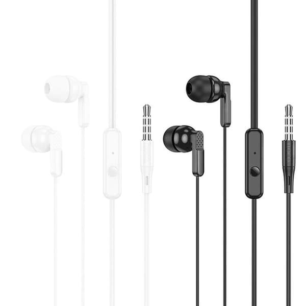 HOCO Trådbundna Hörlurar Jack 3.5 mm med Mikrofon M121 Svart