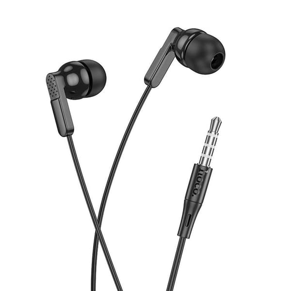 HOCO Trådbundna Hörlurar Jack 3.5 mm med Mikrofon M121 Svart