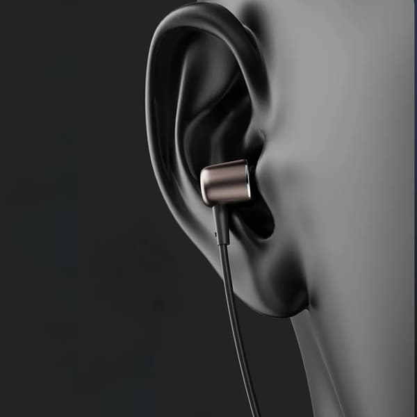 Dudao X1PROT In-Ear Hörlurar Anslutna USB-C Kabel 1.2 m - Svart
