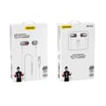 Miniatyrbild 6 av 6: Dudao X1PROT In-Ear Hörlurar Anslutna USB-C Kabel 1.2 m - Vit