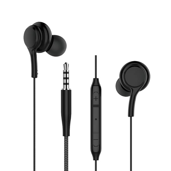 WIWU Trådbundna Hörlurar Jack 3.5mm EB310 - Svart