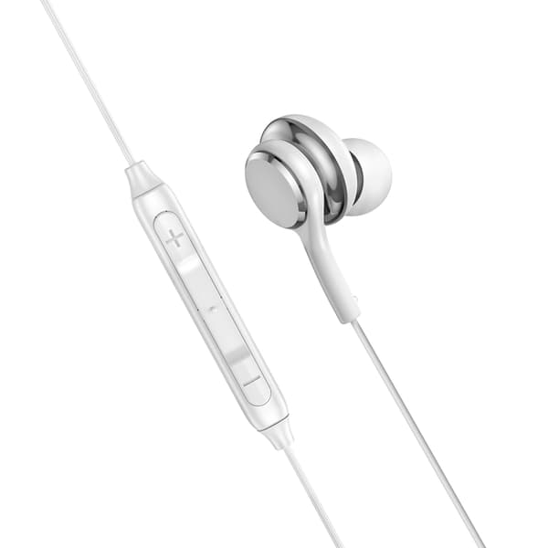 WIWU Trådbundna Hörlurar Jack 3.5mm EB310 - Vit