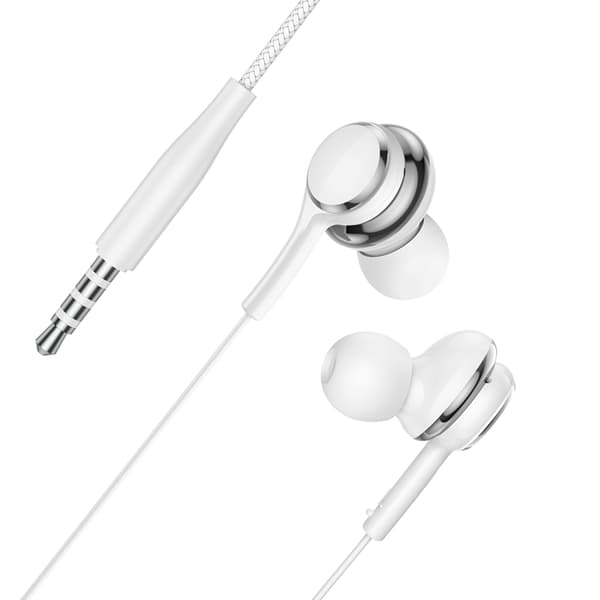 WIWU Trådbundna Hörlurar Jack 3.5mm EB310 - Vit