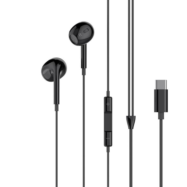 XO Trådbunden Hörlurar USB-C EP74 - Svart