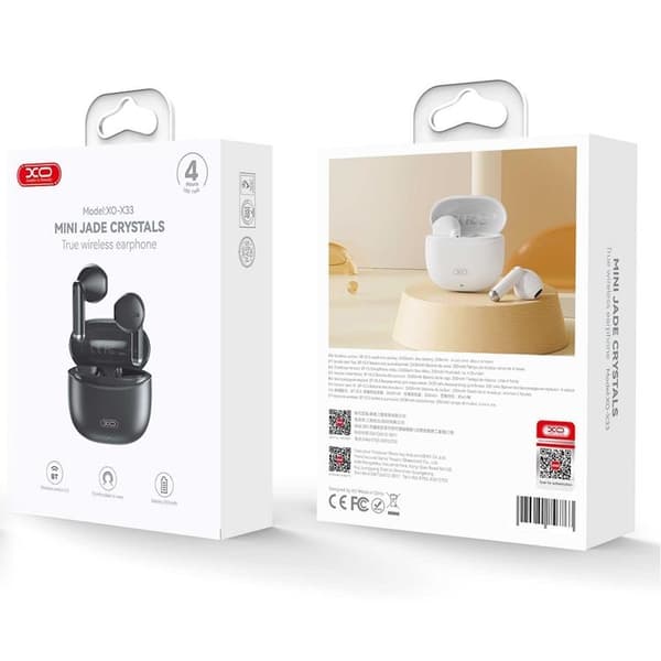 XO TWS In-Ear Hörlurar Trådlösa Bluetooth X33 - Svart