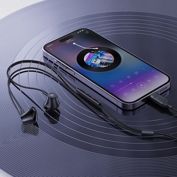 Acefast L2 In-Ear Hörlurar USB-C, mikrofon och fjärrkontroll 1,2 m