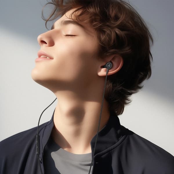 Acefast L2 In-Ear Hörlurar USB-C, mikrofon och fjärrkontroll 1,2 m