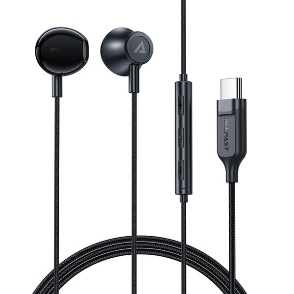 Acefast L2 In-Ear Hörlurar USB-C, mikrofon och fjärrkontroll 1,2 m