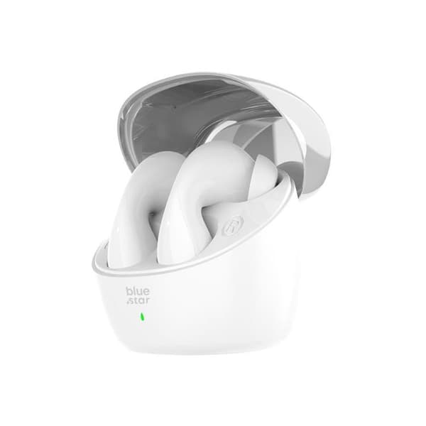 Blue Star Trådlösa In-Ear Hörlurar TWS BK92 - Vit