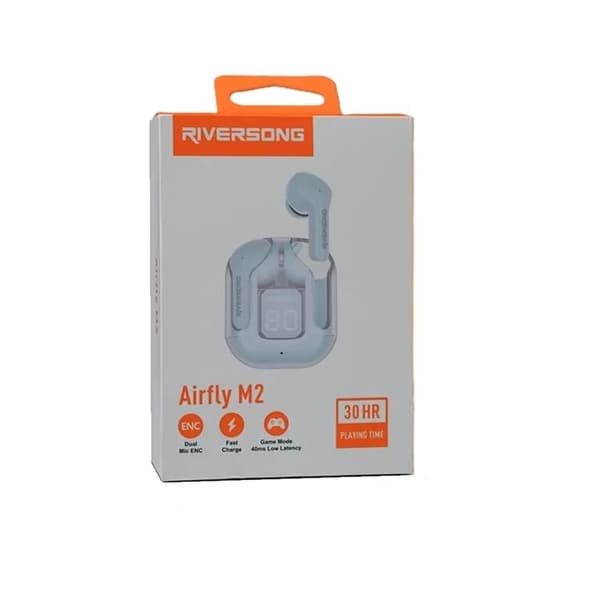 Riversong TWS In-Ear Hörlurar Bluetooth AirFly M2 - Blå