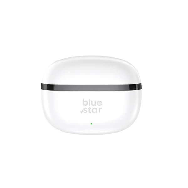 Blue Star TWS Bluetooth Trådlösa Hörlurar Stereo ENC - Vit