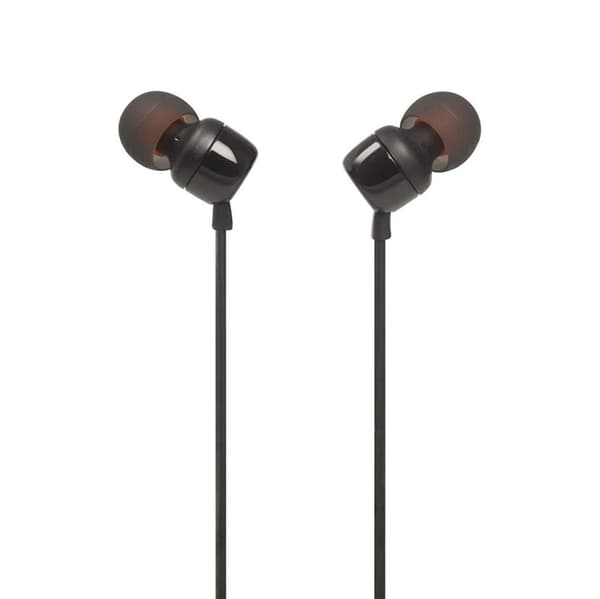 JBL Tune 110 In-Ear-Hörlurar med 3.5 mm Minijack - Svart