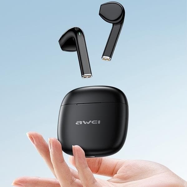 Awei TWS Bluetooth In-Ear Hörlurar T26 Pro - Svart