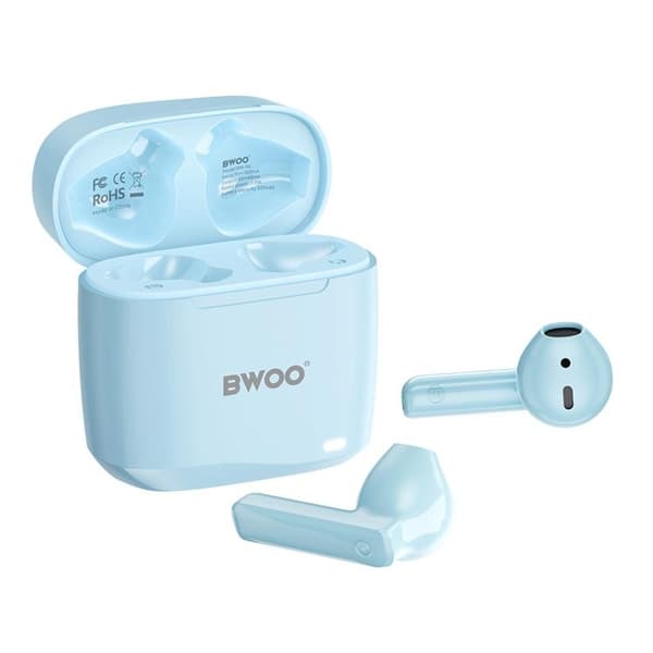 BWOO TWS In-Ear Hörlurar Trådlösa Bluetooth BW94 - Blå
