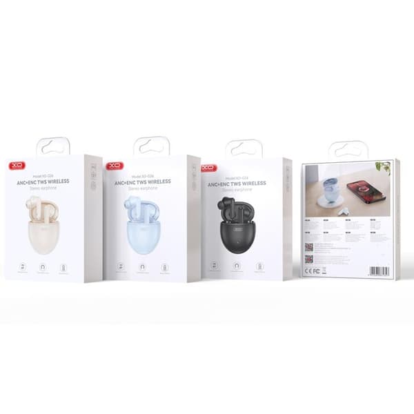 XO TWS In-Ear Hörlurar Bluetooth ANC ENC - Beige
