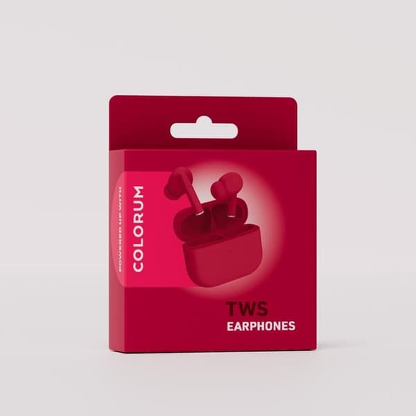 Colorum TWS In-Ear Hörlurar Bluetooth CTWS-02 - Magenta