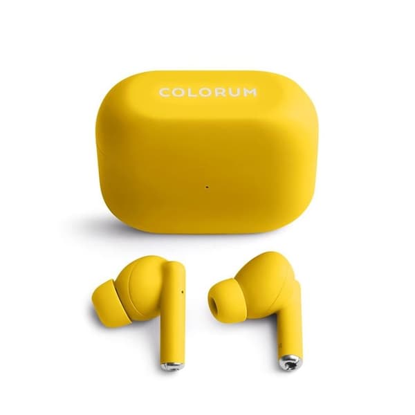 Colorum TWS In-Ear Hörlurar Bluetooth CTWS-05 - Gul