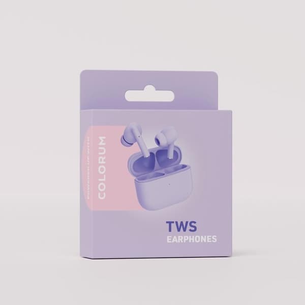 Colorum TWS In-Ear Hörlurar Bluetooth CTWS-09 - Lila