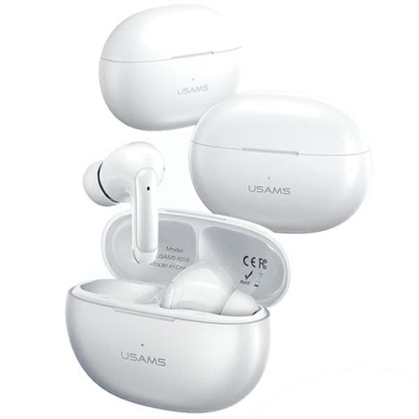 USAMS In-Ear Hörlurar Bluetooth TWS X-Don Series - Vit