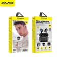 Miniatyrbild 5 av 5: Awei TWS Bluetooth In-Ear Hörlurar T29 - Vit