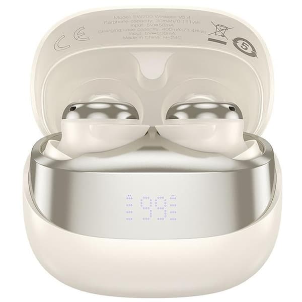 Hoco TWS In-Ear Hörlurar Trådlösa Bluetooth EW200 - Milky Vit