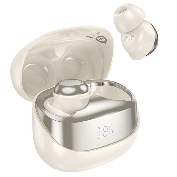 Hoco TWS In-Ear Hörlurar Trådlösa Bluetooth EW200 - Milky Vit