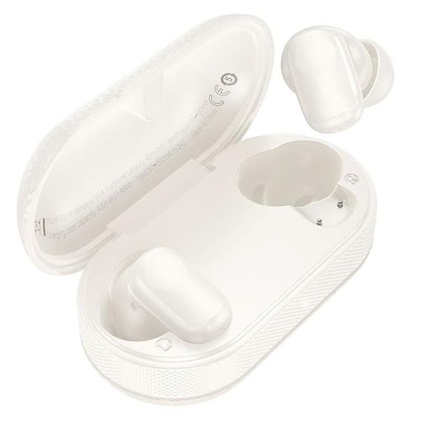 Hoco TWS In-Ear Hörlurar Trådlösa Bluetooth EQ19 - Milky Vit