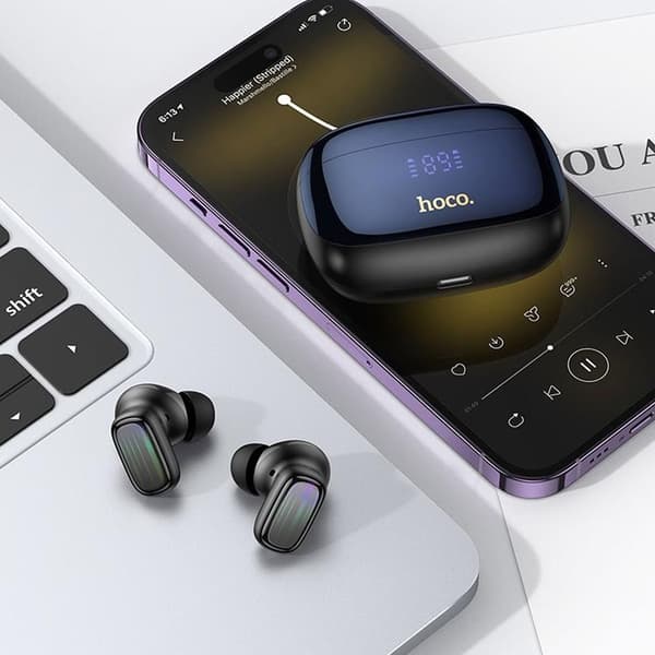 Hoco TWS In-Ear Hörlurar Bluetooth ANC ENC EQ20 - Svart