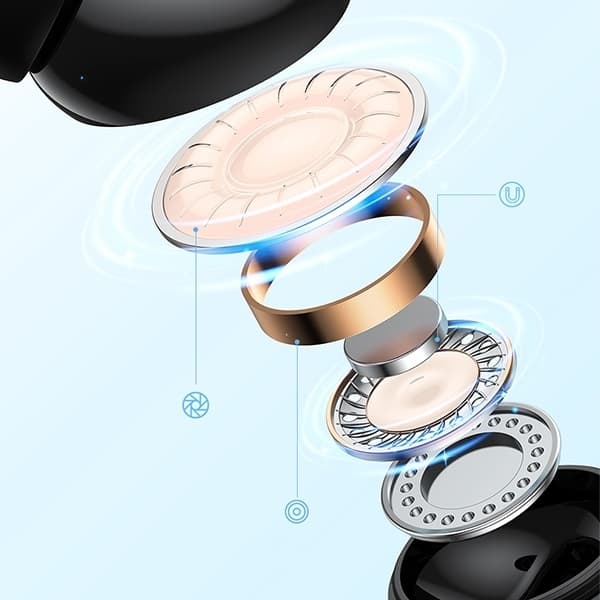 Awei TWS Bluetooth In-Ear Hörlurar T61 - Svart
