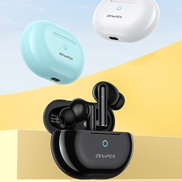 Awei TWS Bluetooth In-Ear Hörlurar T61 - Svart