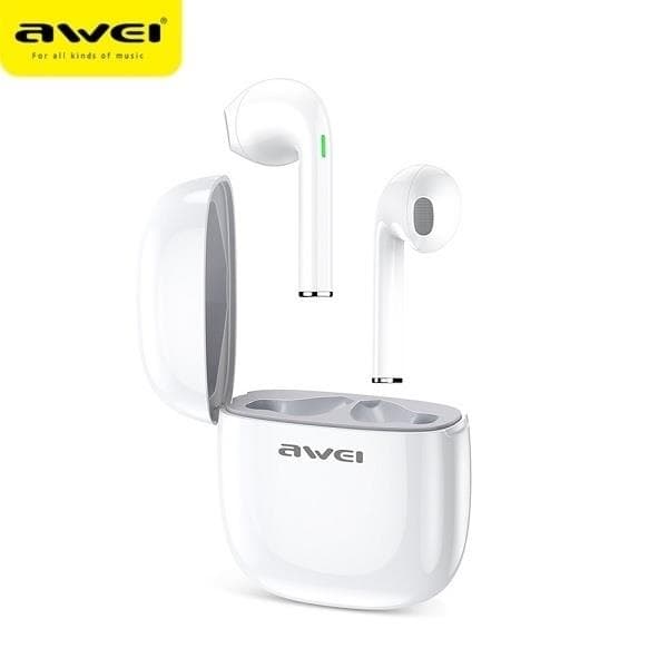 Awei TWS Bluetooth In-Ear Hörlurar T28 - Vit