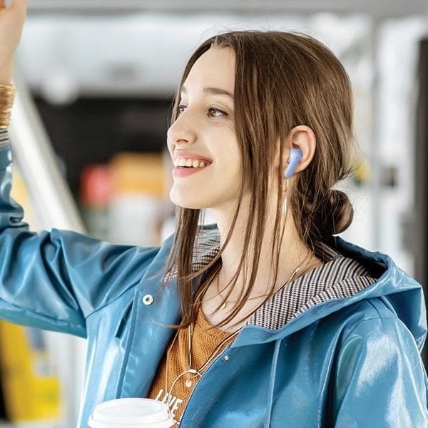 Awei TWS Bluetooth In-Ear Hörlurar T85 ENC - Rosa