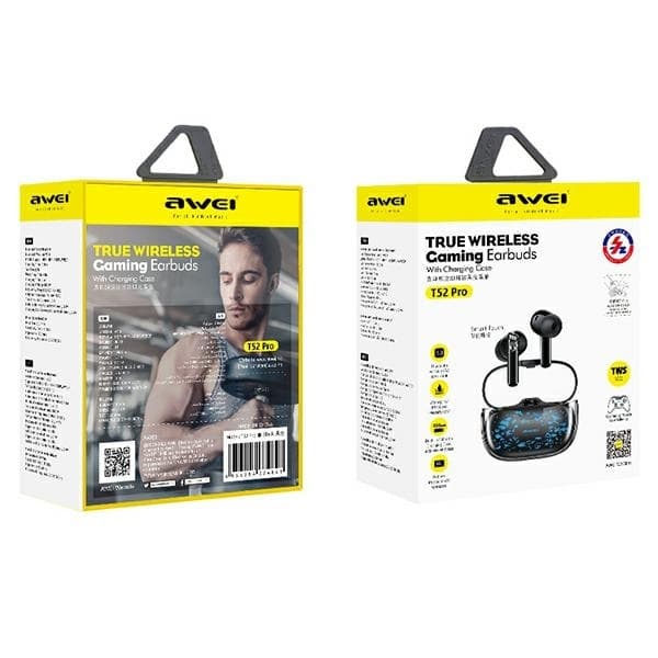 Awei TWS Bluetooth In-Ear Hörlurar T52 Pro2 - Svart
