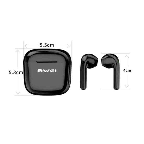 Awei TWS Bluetooth In-Ear Hörlurar T26 - Svart