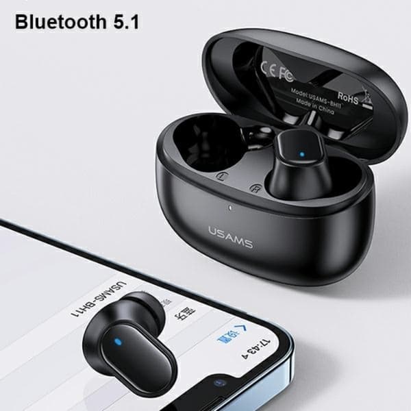 USAMS In-Ear Hörlurar Bluetooth TWS BH Series - Vit