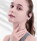 Miniatyrbild 3 av 9: Choetech On-ear Trådlösa Hörlurar TWS OWS - Svart