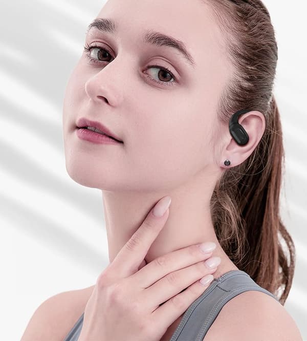 Choetech On-ear Trådlösa Hörlurar TWS OWS - Svart