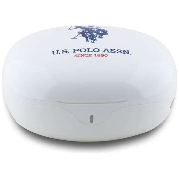 US Polo TWS In-Ear Hörlurar DH Logo - Vit