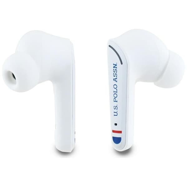 US Polo TWS In-Ear Hörlurar DH Logo - Vit