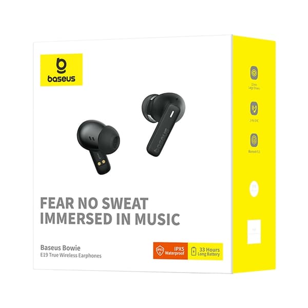 Baseus TWS In-Ear Hörlurar Bowie E19 - Svart