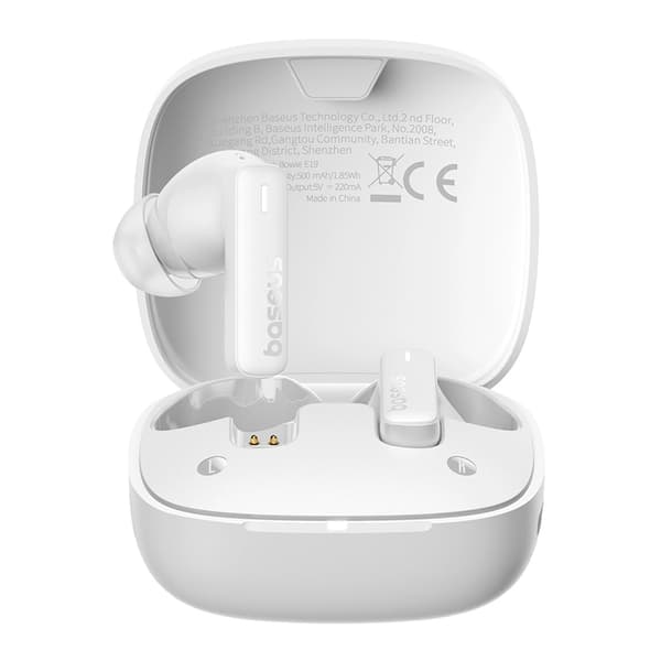 Baseus TWS In-Ear Hörlurar Bowie E19 - Vit