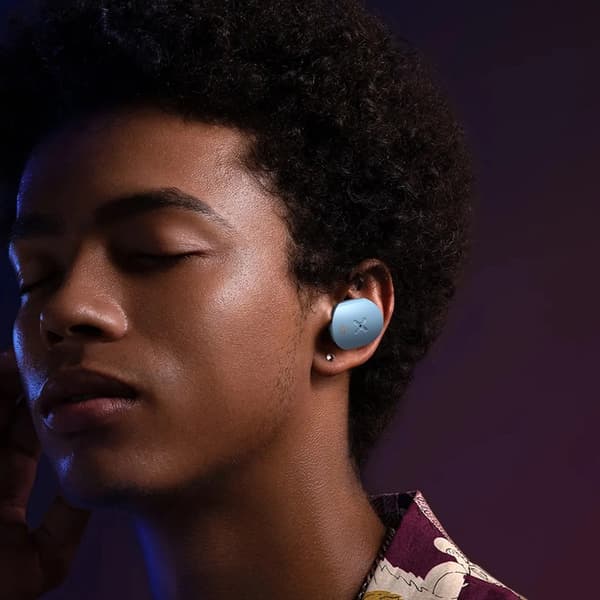 Choetech In-ear Trådlösa Hörlurar TWS LightAura VocalSound - Blå