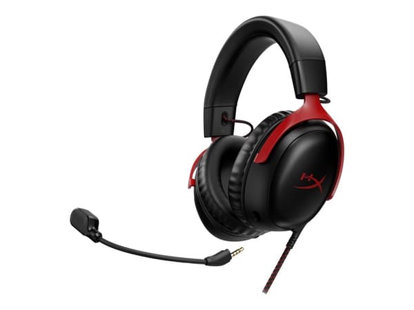 HyperX Cloud 3 Gaming Headset - Svart/Röd
