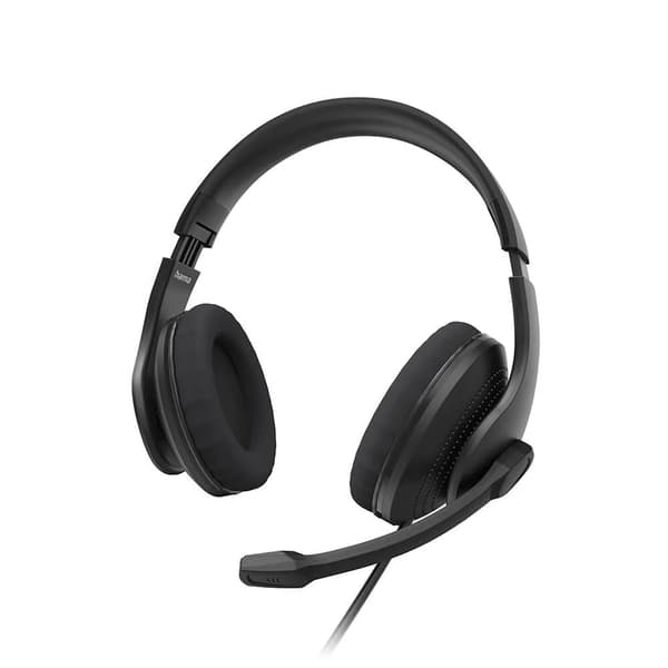 Hama HS-USB300 V2 toimistokuulokkeet USB-liitännällä - Svart