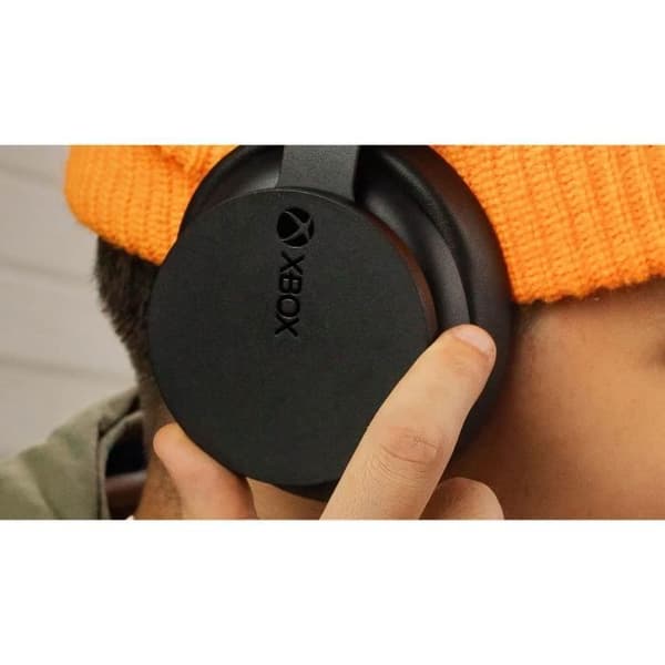 Trådlöst spelheadset för Xbox - svart, rumsligt ljud, 20 timmars batteritid, justerbart pannband