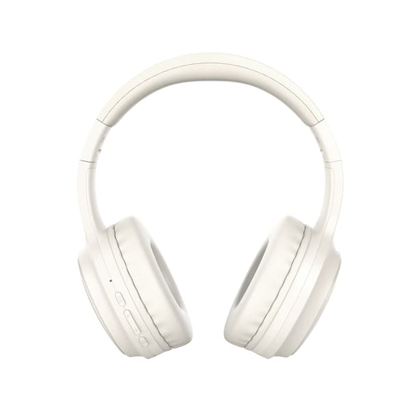 XO Over-øret Bluetooth-hodesett med ANC og 100 timers batterilevetid - Hvit